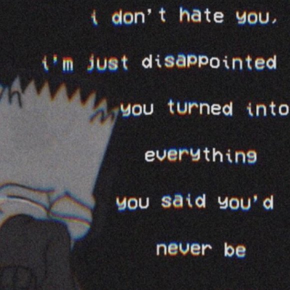 Sad! Bart simpson 